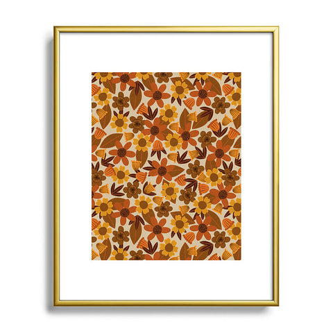 Alisa Galitsyna Nostalgic Bloom Metal Framed Art Print