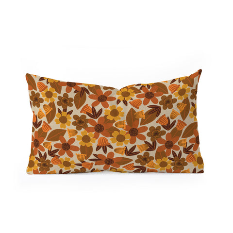 Alisa Galitsyna Nostalgic Bloom Oblong Throw Pillow