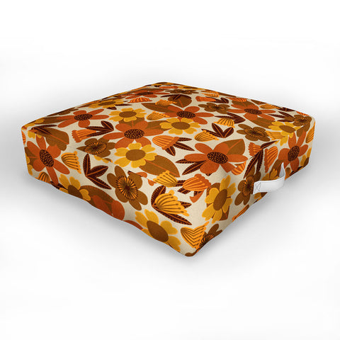 Alisa Galitsyna Nostalgic Bloom Outdoor Floor Cushion