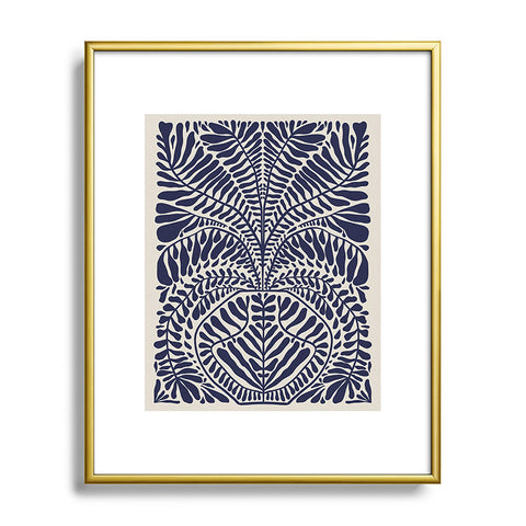 Alisa Galitsyna One HundredLeaved Plant 11 Metal Framed Art Print