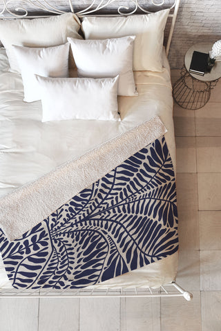 Alisa Galitsyna One HundredLeaved Plant 11 Fleece Throw Blanket