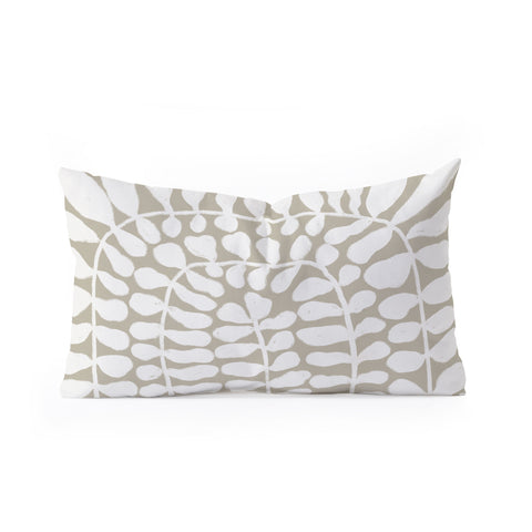 Alisa Galitsyna One HundredLeaved Plant 3 Oblong Throw Pillow