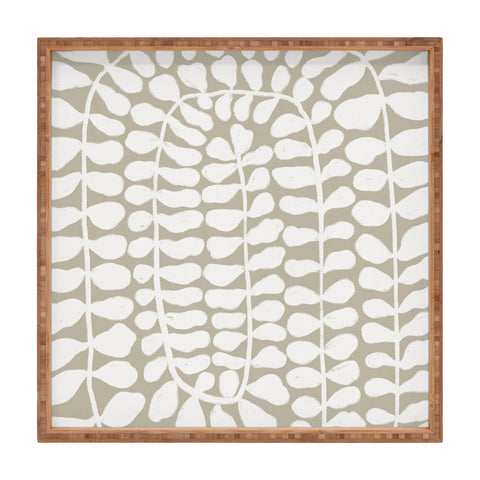 Alisa Galitsyna One HundredLeaved Plant 3 Square Tray