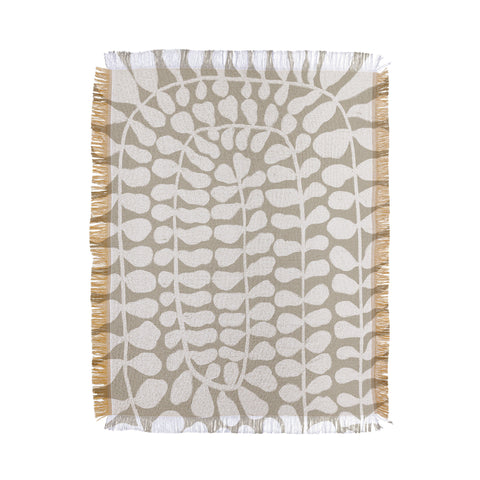 Alisa Galitsyna One HundredLeaved Plant 3 Throw Blanket