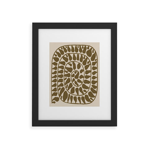 Alisa Galitsyna One HundredLeaved Plant 6 Framed Art Print