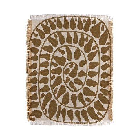 Alisa Galitsyna One HundredLeaved Plant 6 Throw Blanket