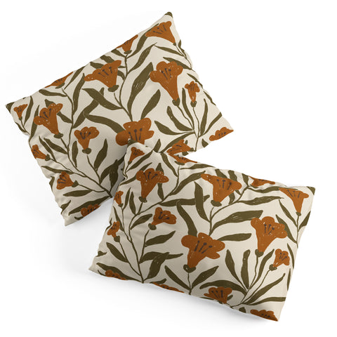 Alisa Galitsyna Orange Bellflowers Pillow Shams