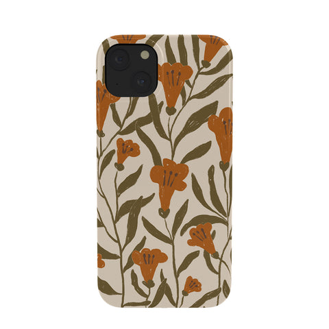 Alisa Galitsyna Orange Bellflowers Phone Case