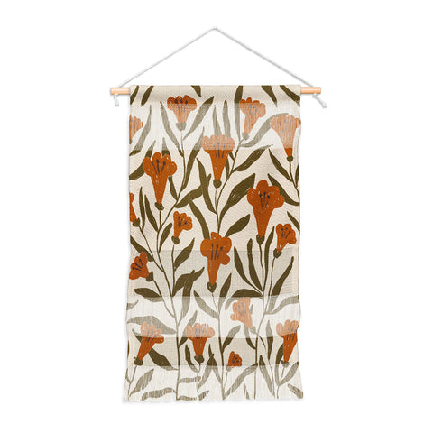 Alisa Galitsyna Orange Bellflowers Wall Hanging Portrait
