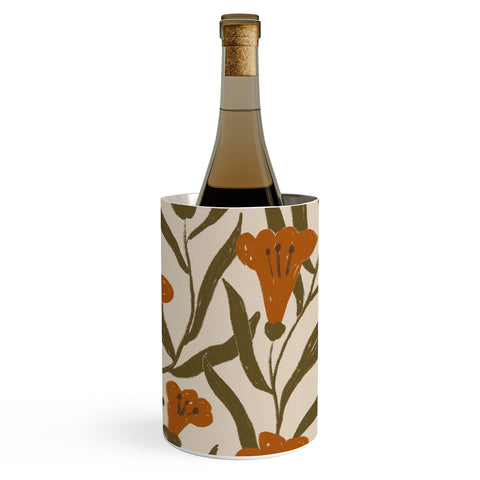 Alisa Galitsyna Orange Bellflowers Wine Chiller