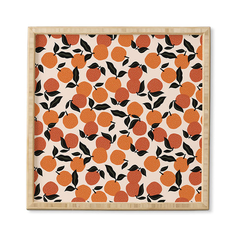 Alisa Galitsyna Orange Garden Framed Wall Art