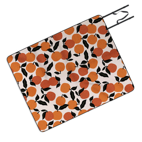 Alisa Galitsyna Orange Garden Picnic Blanket