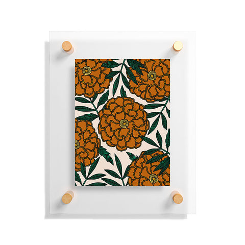 Alisa Galitsyna Orange Marigolds Floating Acrylic Print