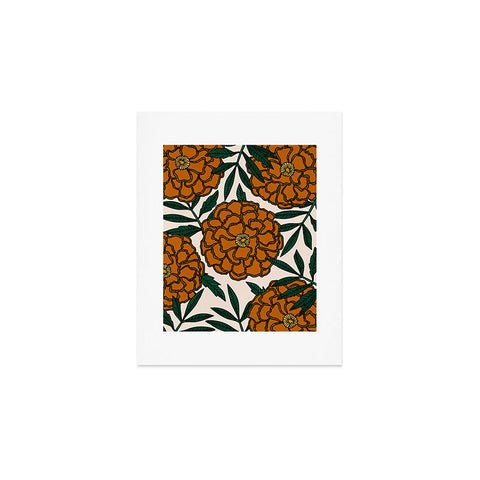 Alisa Galitsyna Orange Marigolds Art Print