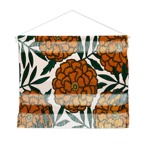 Alisa Galitsyna Orange Marigolds Wall Hanging Landscape