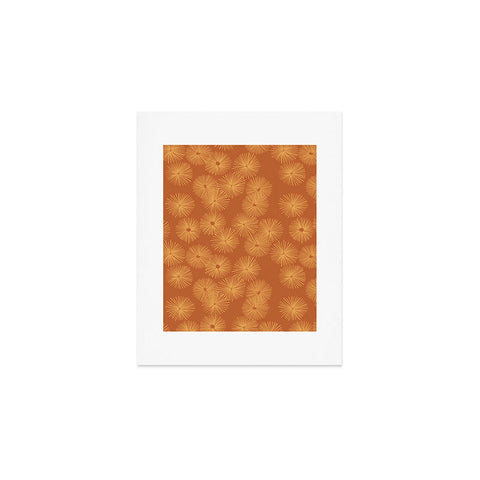 Alisa Galitsyna Orange Nasturtium Seamless Pat Art Print