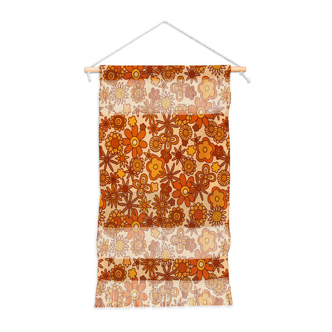 Alisa Galitsyna Orange Retro Bloom Wall Hanging Portrait