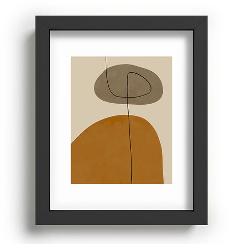 Alisa Galitsyna Organic Abstract ShapesII Recessed Framing Rectangle