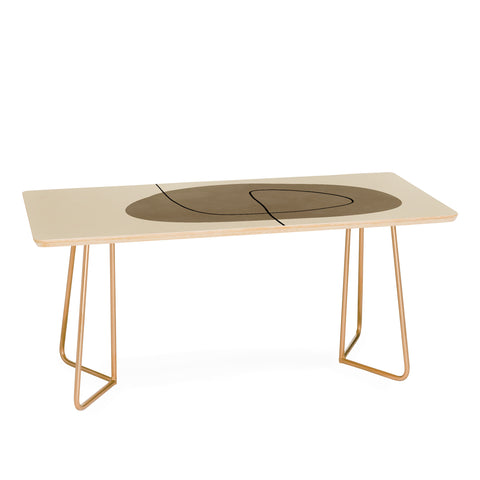 Alisa Galitsyna Organic Abstract ShapesII Coffee Table