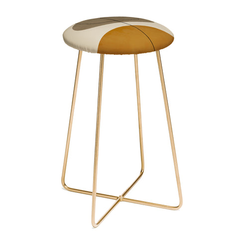 Alisa Galitsyna Organic Abstract ShapesII Counter Stool