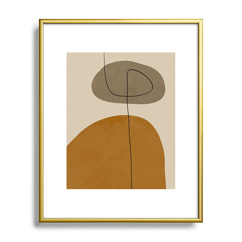 Alisa Galitsyna Organic Abstract ShapesII Metal Framed Art Print