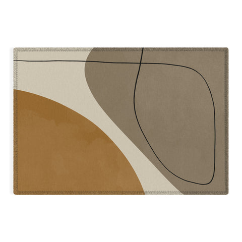 Alisa Galitsyna Organic Abstract ShapesII Outdoor Rug