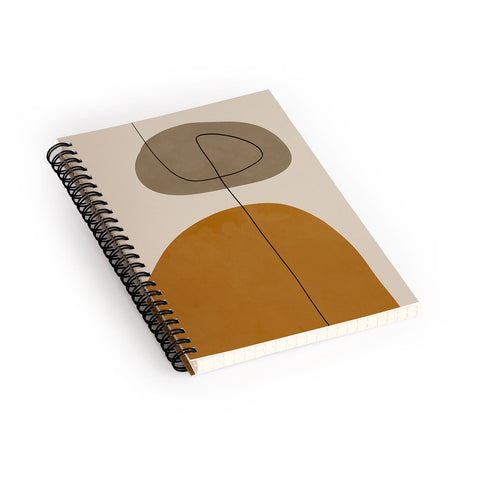 Alisa Galitsyna Organic Abstract ShapesII Spiral Notebook