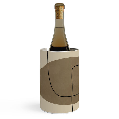 Alisa Galitsyna Organic Abstract ShapesII Wine Chiller