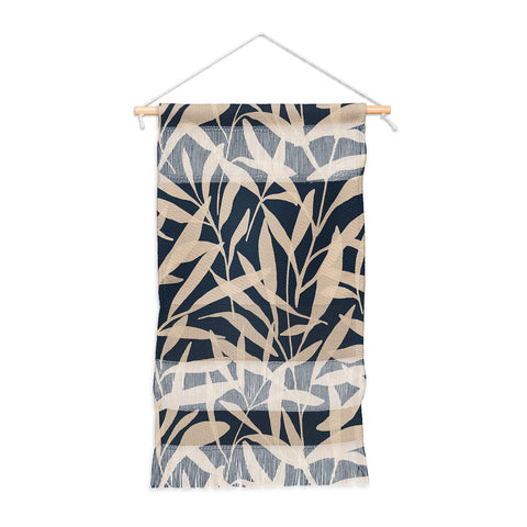 Alisa Galitsyna Organic Pattern Blue and Beige Wall Hanging Portrait