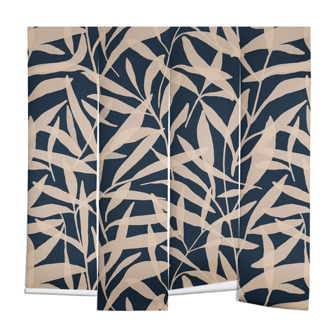 Alisa Galitsyna Organic Pattern Blue and Beige Wall Mural