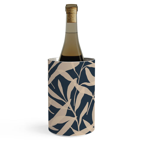 Alisa Galitsyna Organic Pattern Blue and Beige Wine Chiller