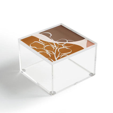 Alisa Galitsyna Organic Shapes And Plants Acrylic Box