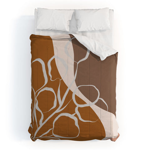 Alisa Galitsyna Organic Shapes And Plants Comforter