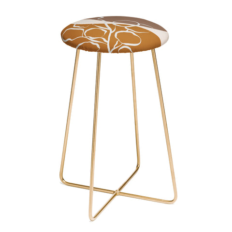 Alisa Galitsyna Organic Shapes And Plants Counter Stool