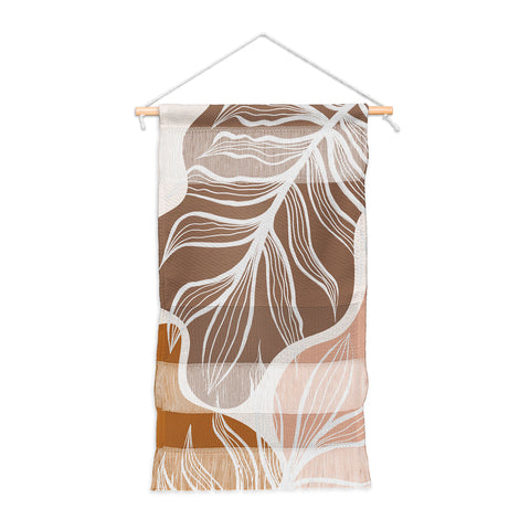 Alisa Galitsyna Organic Shapes Palm Leaves Wall Hanging Portrait