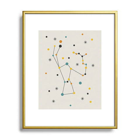 Alisa Galitsyna Orion Constellation Metal Framed Art Print