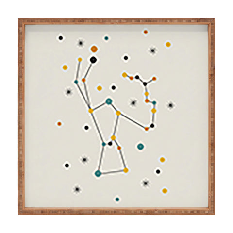 Alisa Galitsyna Orion Constellation Square Tray