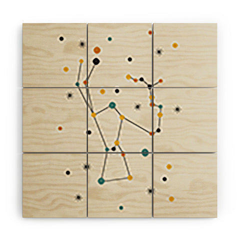Alisa Galitsyna Orion Constellation Wood Wall Mural