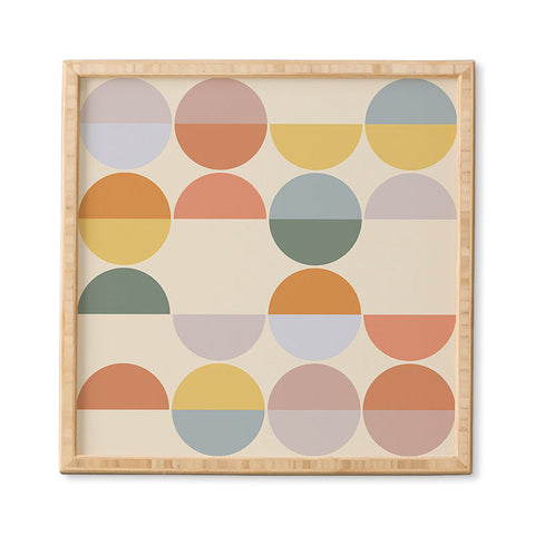 Alisa Galitsyna Pastel Geometric Shapes 2 Framed Wall Art