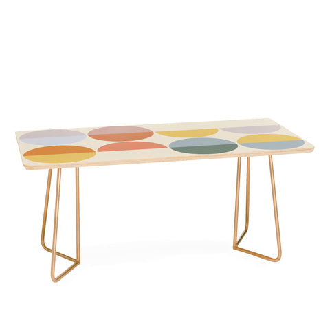 Alisa Galitsyna Pastel Geometric Shapes 2 Coffee Table
