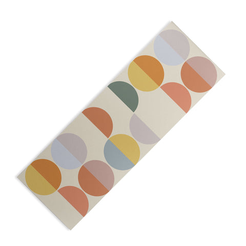 Alisa Galitsyna Pastel Geometric Shapes 2 Yoga Mat