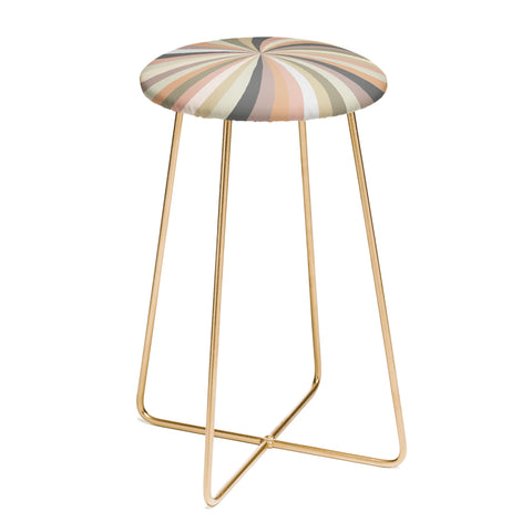 Alisa Galitsyna Pastel Whirlwind Counter Stool