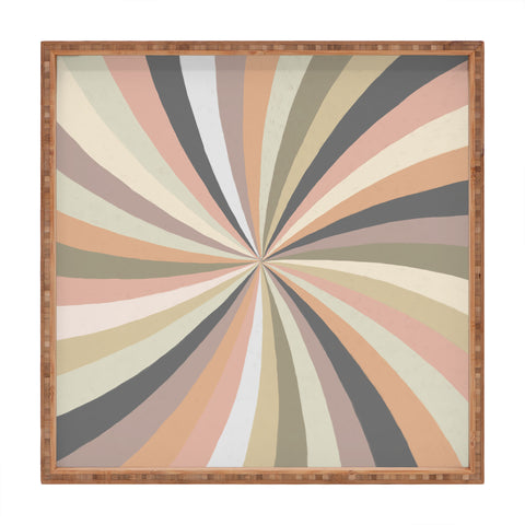 Alisa Galitsyna Pastel Whirlwind Square Tray