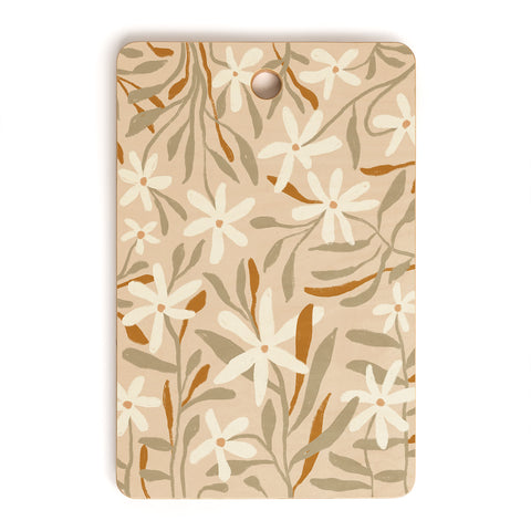 Alisa Galitsyna Pastel Wildflowers Cutting Board Rectangle