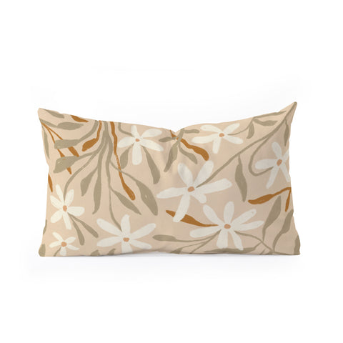 Alisa Galitsyna Pastel Wildflowers Oblong Throw Pillow