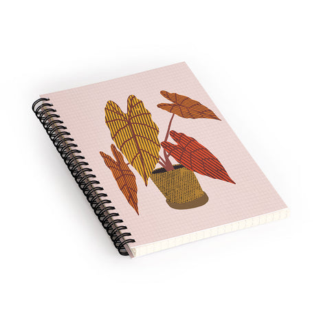 Alisa Galitsyna Patterned Alocasia 2 Spiral Notebook