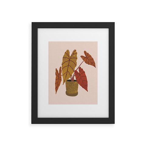 Alisa Galitsyna Patterned Alocasia 2 Framed Art Print
