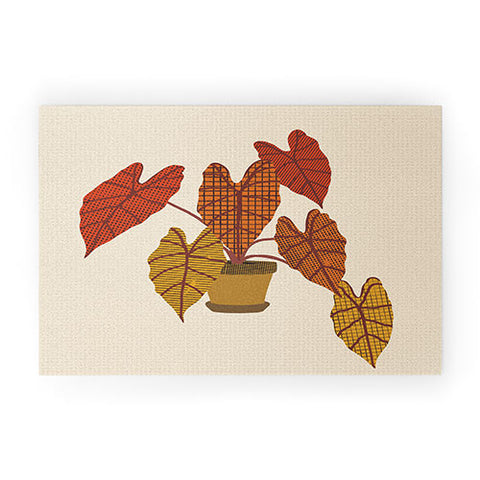 Alisa Galitsyna Patterned Alocasia 3 Welcome Mat