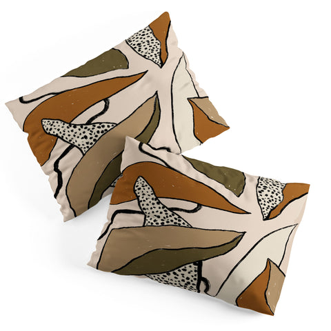 Alisa Galitsyna Patterned Tropical Leaves Pillow Shams