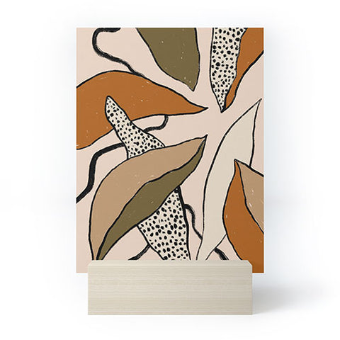 Alisa Galitsyna Patterned Tropical Leaves Mini Art Print